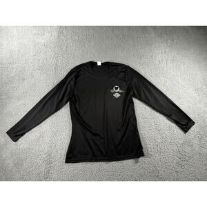 Harley Davidson Shirt‎ Women Large Queen City Bikes And Bones
